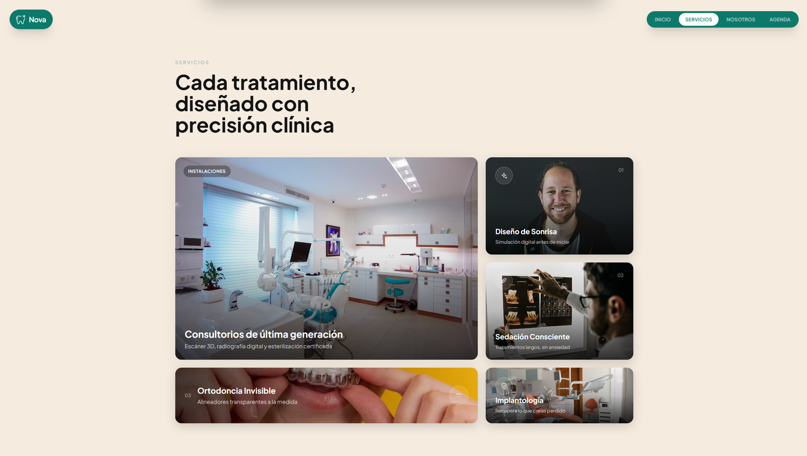 Nova — Servicios